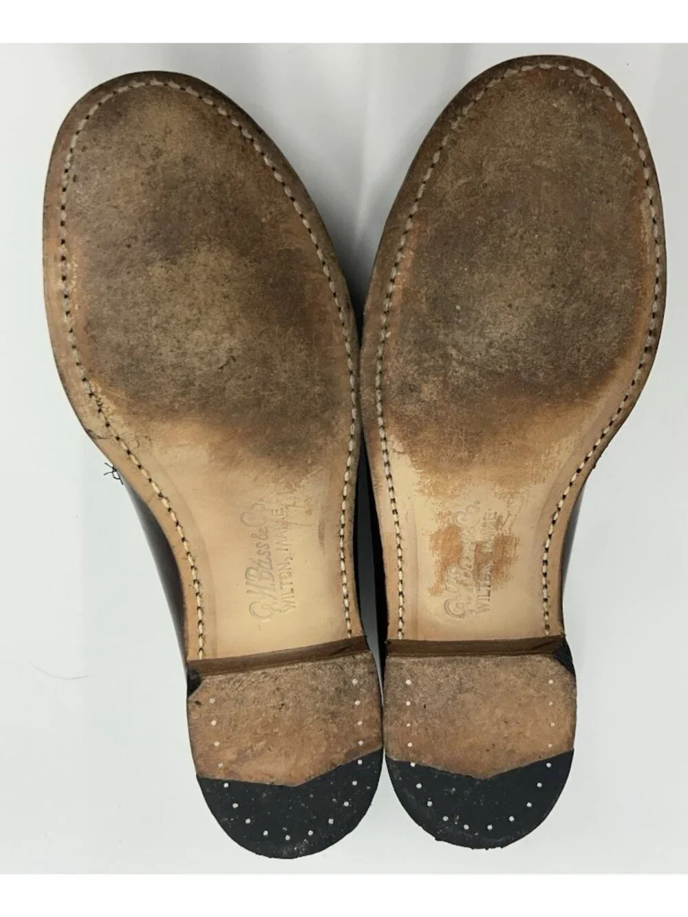 G.H. Bass Weejuns Leather Loafers Womens 8 AA Kiltie Oxblood Burgundy USA